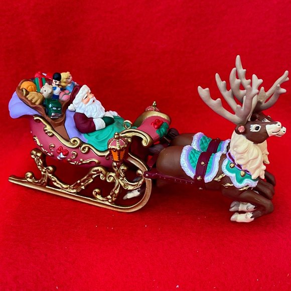 Santa's Magical Sleigh Hallmark Ornament - Picture 1 of 9